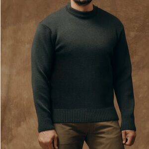 Filson Men's Dark Gray Crewneck Guide Sweater XL